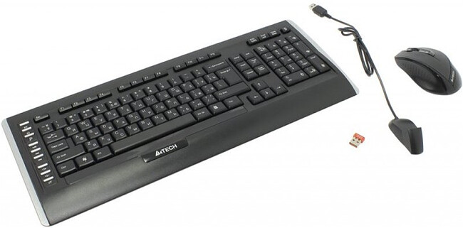 Набор периферии A4Tech 9300F черный