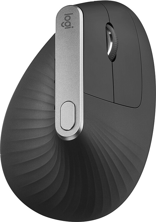 Мышь Logitech MX Vertical черный/серебристый (910-005449)