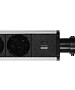 Разветвитель Premier PX/BL-VRT-3R-2USB-GRE серый