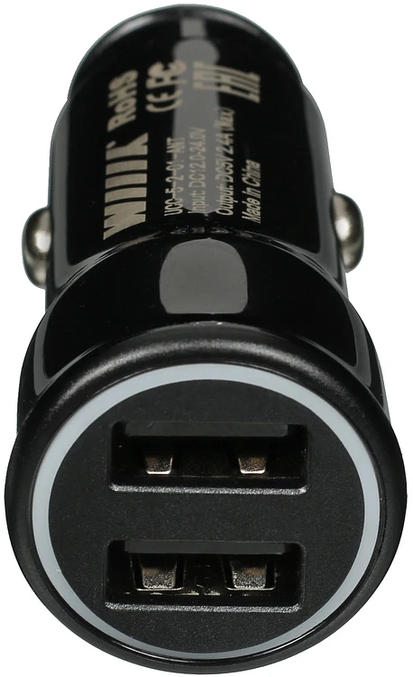 Автомобильное зарядное Wiiix UCC-5-2-01-ANT черный