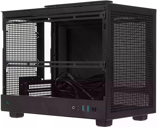 Корпус DeepCool CH160 Mesh без БП Black (R-CH160-BKNMI0-G-1)