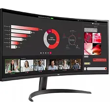 Монитор LG UltraWide 34WR50QK-B черный