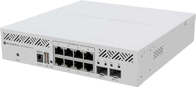Коммутатор MikroTik CRS310-8G+2S+IN