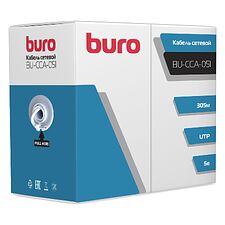 Кабель сетевой Buro BU-CCA-051 305м серый
