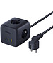 Удлинитель Baseus 00082100123-00 EnerFill FA11 Cube Power Strip 3AC+1U+1C 67W 1.5m EU Cosmic Black (EFMF67-EU)