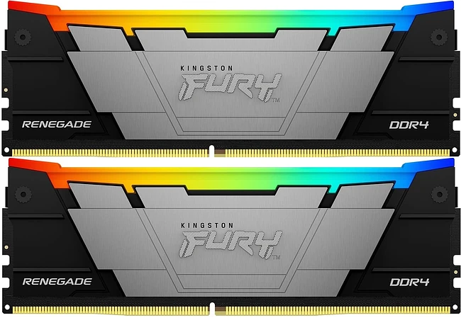 Оперативная память Kingston Fury Renegade RGB 16GB DDR4 (KF432C16RB2AK2/16)