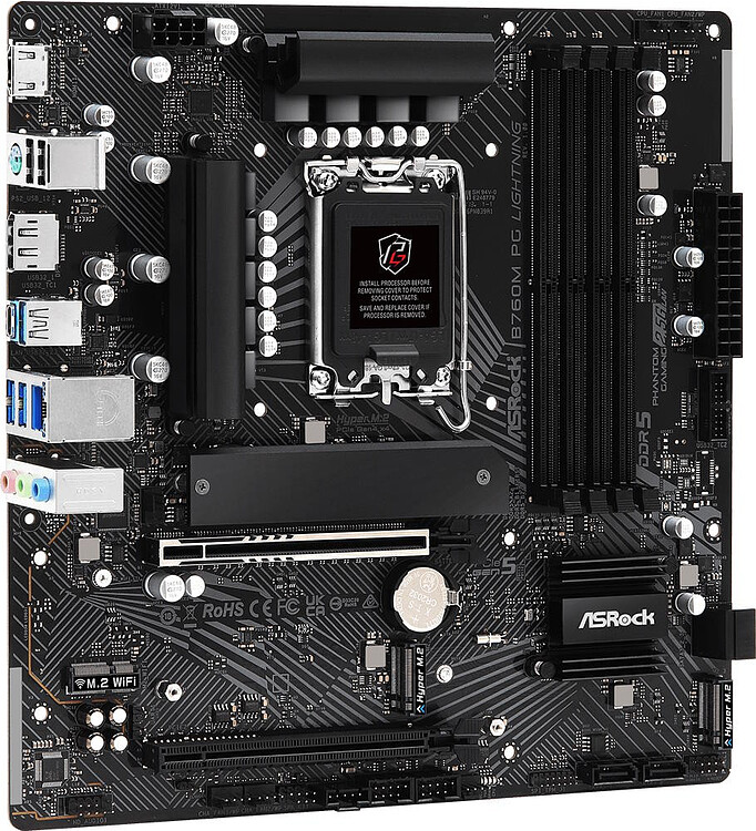 Материнская плата ASRock B760M PG Lightning DDR5