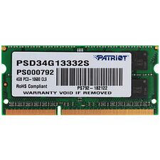 Оперативная память Patriot Signature 4GB DDR3 SO-DIMM PC3-10600 (PSD34G13332S) Оперативная память Patriot Signature 4GB DDR3 SO-DIMM PC3-10600 (PSD34G13332S)