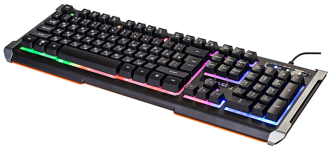 Клавиатура Oklick 710G Black Death черный/серый (476393)