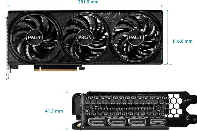 Видеокарта Palit GeForce RTX 5060 Infinity 3 OC 8GB GDDR7 (NE75060T19P1-GB2063S)