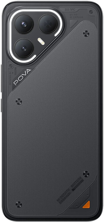 Смартфон Tecno Pova 7 Pro 5G 12GB/256GB Geek Black (LJ8)
