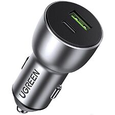 Автомобильное зарядное Ugreen CD213-60980 Gray (60980)