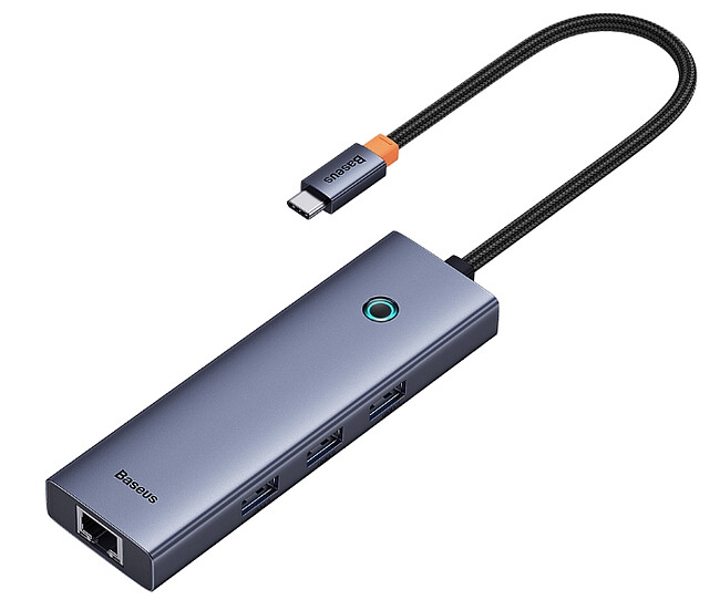 USB-хаб Baseus BS-OH109 Space Grey (B0005280A813-00)
