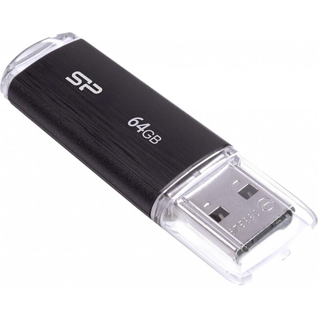 USB Flash-накопитель Silicon-Power Ultima U02 64Gb Black (SP064GBUF2U02V1K)