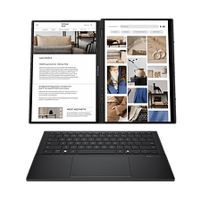 Ноутбук ASUS Zenbook Duo UX8406CA-QL345X Inkwell Gray (90NB14X1-M00M30)