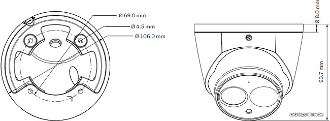 Камера видеонаблюдения Honeywell HEW4PR3