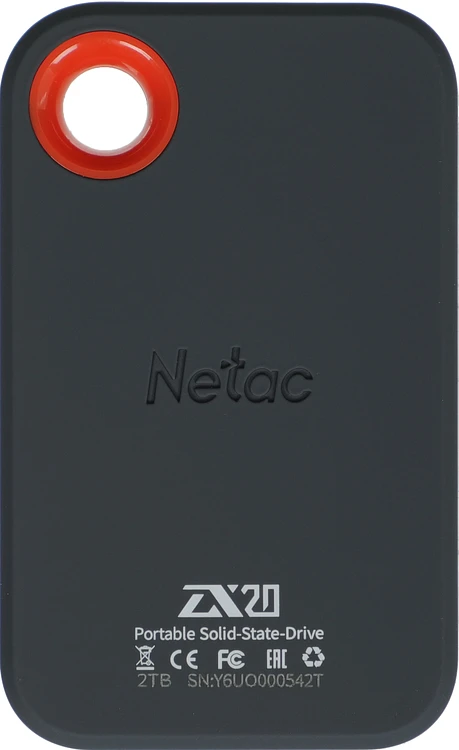 Внешний накопитель Netac ZX20 2TB синий (NT01ZX20-002T-32BL)