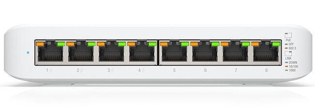 Коммутатор Ubiquiti UniFi Switch Lite 8 PoE (USW-Lite-8-PoE)
