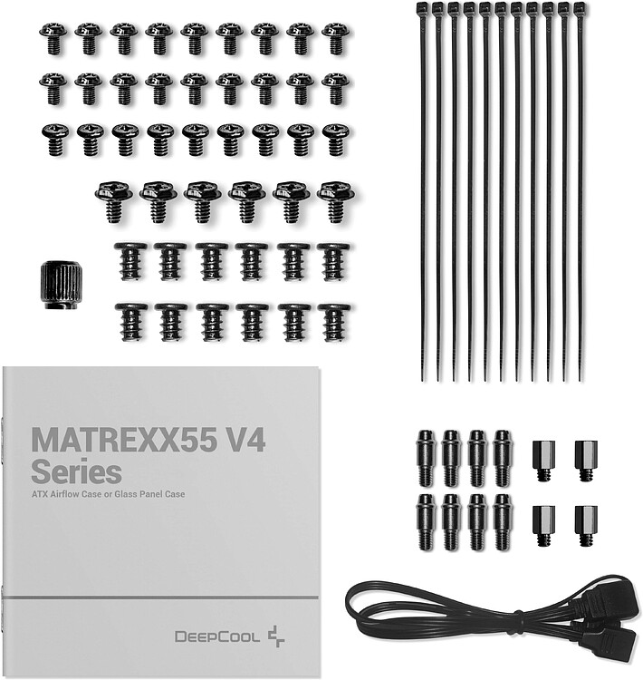 Корпус DeepCool MATREXX 55 V4 без БП Black (R-MATREXX55-BKADA4-G-4)