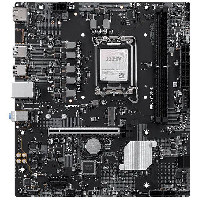 Материнская плата MSI Pro H810M-E