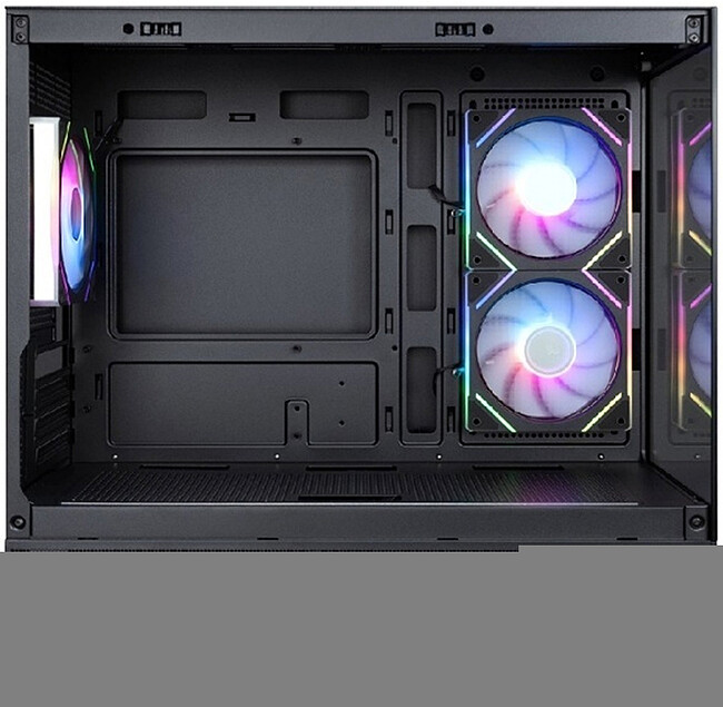 Корпус 1stPlayer Mi5 без БП Black (Mi5-BK-2FC7R-1FC7)