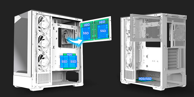 Корпус Zalman P40 Prism Plus White