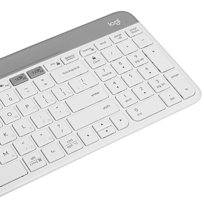 Клавиатура Logitech K580 белый/серебристый (920-009209)