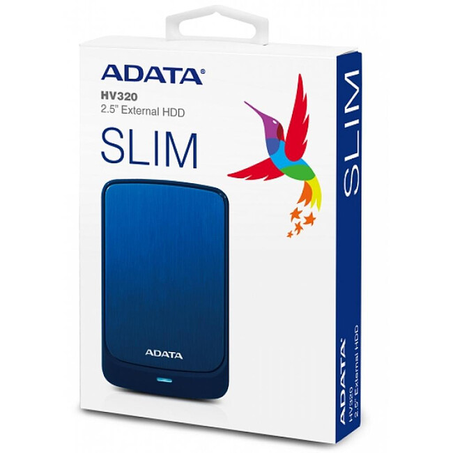Внешний накопитель A-Data 2Tb HV320 2.5 синий (AHV320-2TU31-CBL)