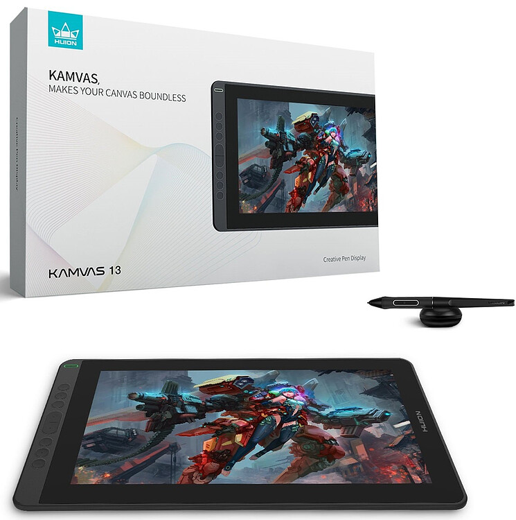 Графический планшет Huion Kamvas 13 фиолетовый