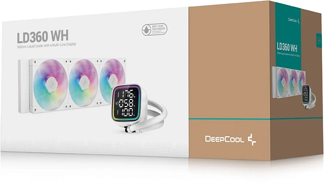 Система жидкостного охлаждения для процессора DeepCool LD360 WH белый (R-LD360-WHDMMN-G-1)