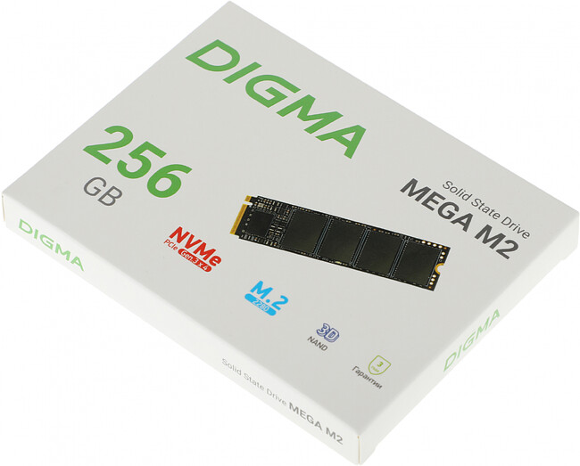 SSD диск Digma Mega M2 256GB (DGSM3256GM23T)