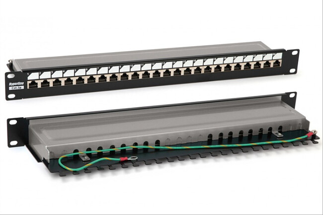 Патч-панель Hyperline PP3-19-24-8P8C-C5E-SH-110D