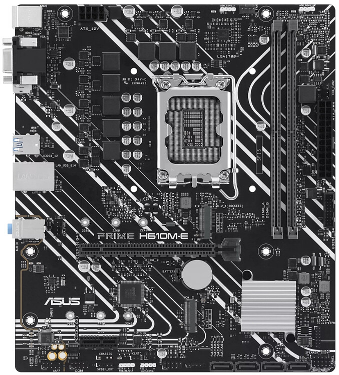 Материнская плата ASUS Prime H610M-E-CSM (90MB1G10-M0EAYC)
