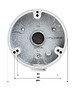 Монтажная коробка для камер видеонаблюдения Dahua DH-PFA134