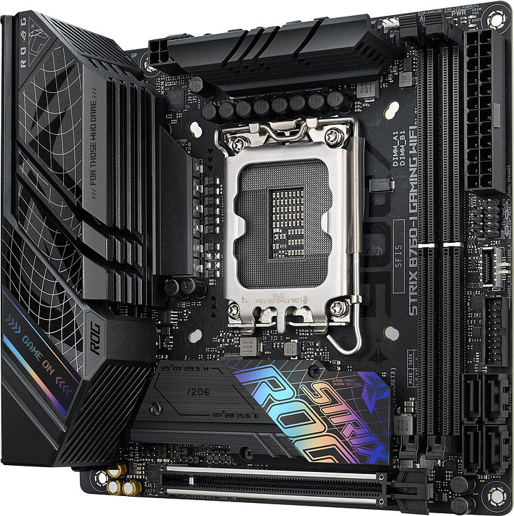 Материнская плата ASUS Rog Strix Gaming WiFi Soc-1700 Intel B760 DDR5 (B760-I)