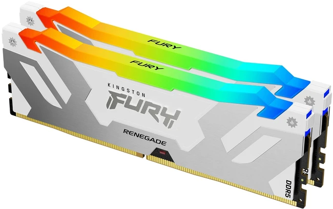 Оперативная память Kingston Fury Renegade White RGB 32Gb DDR5 (KF564C32RWAK2-32)