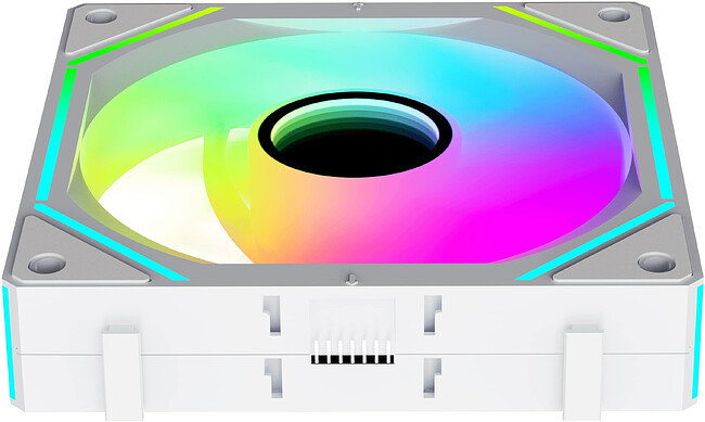 Комплект вентиляторов для корпуса Ocypus Gamma F12 UNI WH ARGB REVERSE BLADE 3 IN 1 (Gamma-F12-WH3AM01U-GL)