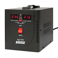 Стабилизатор напряжения PowerMan AVS 1500D Black Стабилизатор напряжения PowerMan AVS 1500D Black