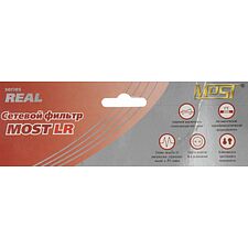 Сетевой фильтр Most LR 3м 6 розеток черный