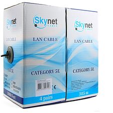 Кабель витая пара SkyNet CSS-UTP-4-CU-OUT 305м черный
