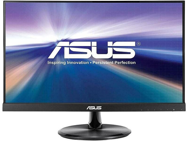 Монитор Asus VT229H черный (90LM0490-B01170)