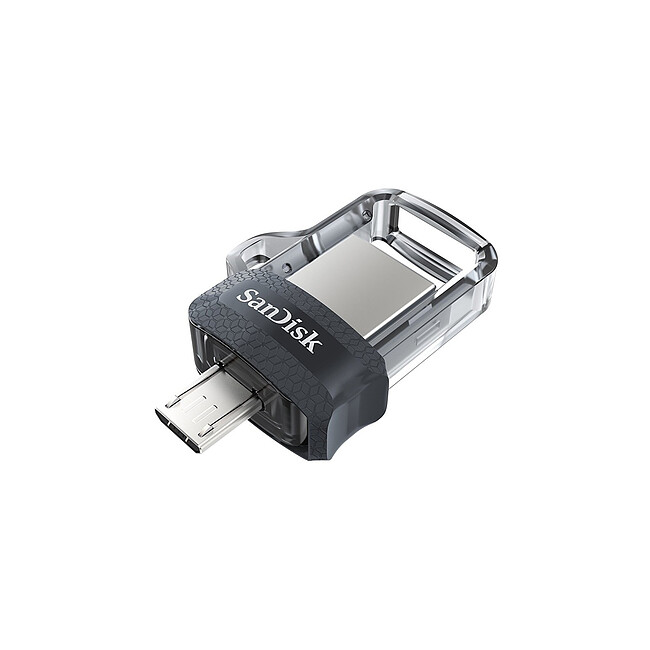 USB Flash-накопитель SanDisk Ultra Dual Drive M3.0 128GB черный/серый (SDDD3-128G-G46)