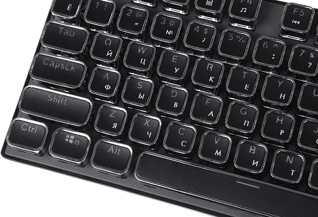Клавиатура GMNG GG-KB815X черный/белый (1913914)