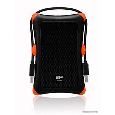 Внешний накопитель Silicon-Power Armor A30 1ТB черный/оранжевый (SP010TBPHDA30S3K)
