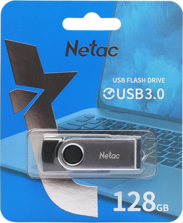 USB Flash-накопитель Netac AH356 128GB Black (NT03U505N-128G-30BK)
