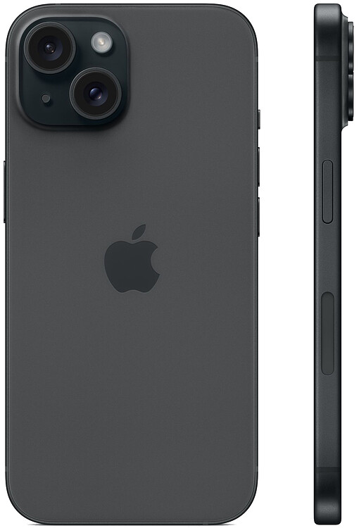 Смартфон Apple A3090 iPhone 15 128Gb черный (MTP03HN/A)