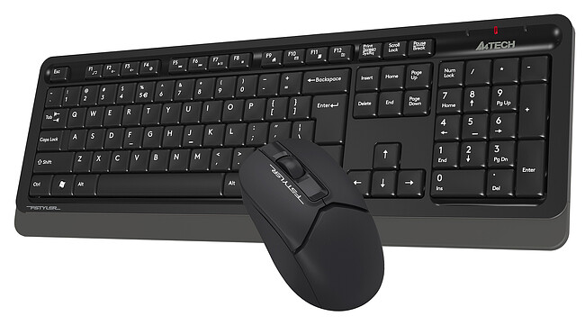 Набор периферии A4Tech Fstyler FG1012 черный/серый