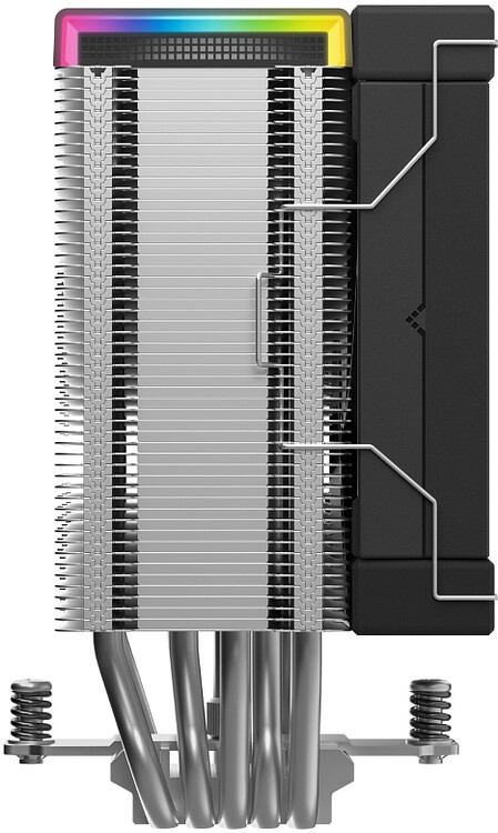 Кулер для процессора DeepCool AK500S Digital SE черный (R-AK500S-BKADMN-GJD) + термопаста Deepcool Z3 (DP-TIM-Z3-2)