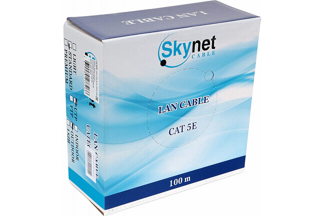 Кабель витая пара SkyNet CSL-UTP-4-CU-OUT/100