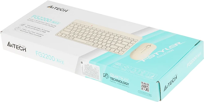 Набор периферии A4Tech Fstyler FG2200 Air2 бежевый